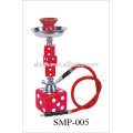 Shisha de narguilé polyresin moyen de dé rouge